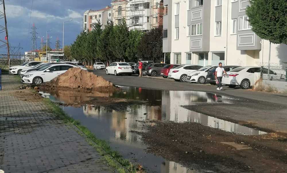Namık Kemal Parkı Göle Döndü