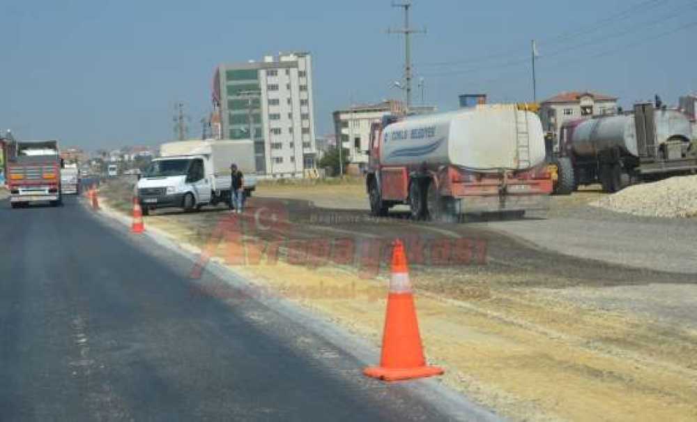 Çorlu'nun Tekirdağ Girişi Duble Yol Oluyor