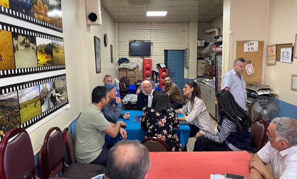 Çorlu'da Kadına El Kalkamaz Projesi İçin Sahaya Çıktılar