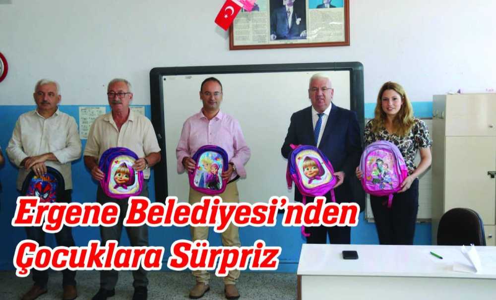 Ergene Belediyesi'nden Çocuklara Sürpriz