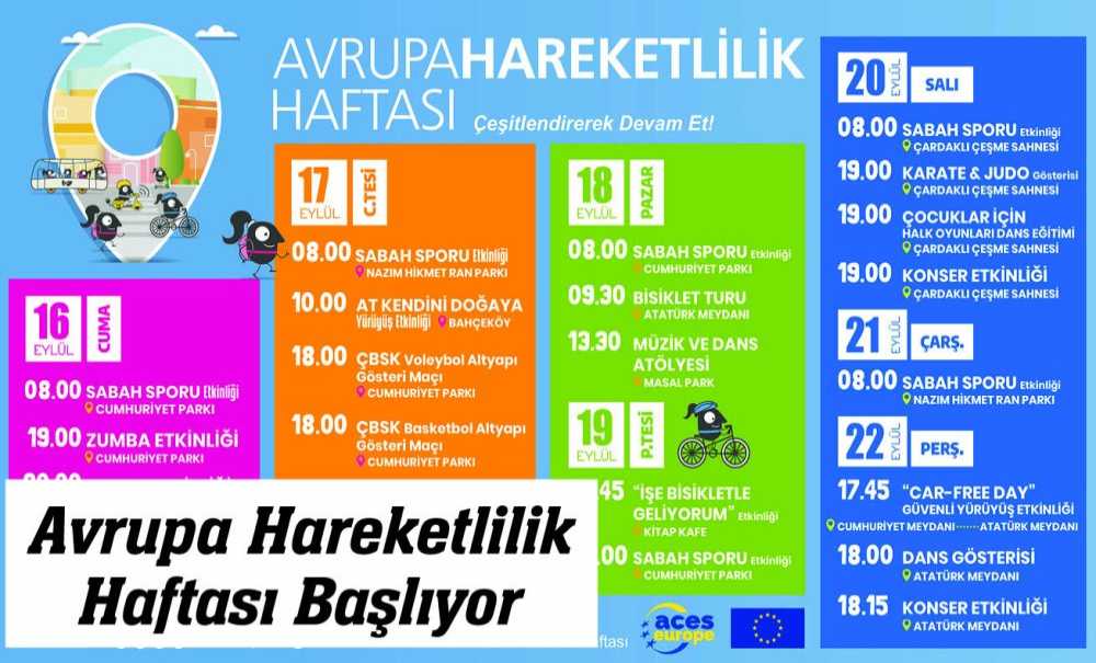 Avrupa Hareketlilik Haftası Başlıyor