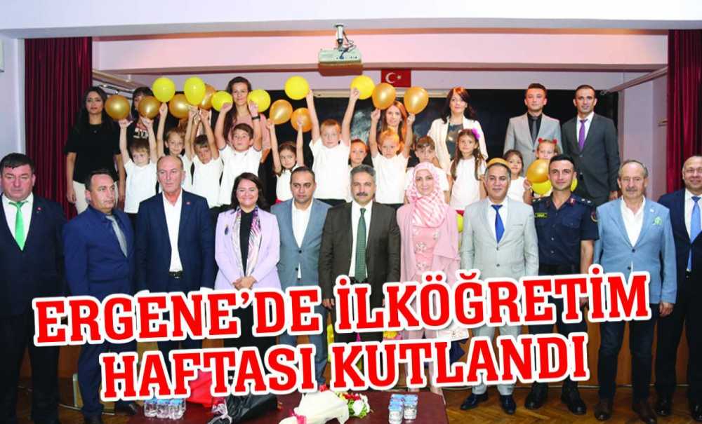 Ergene'de İlköğretim Haftası Kutlandı