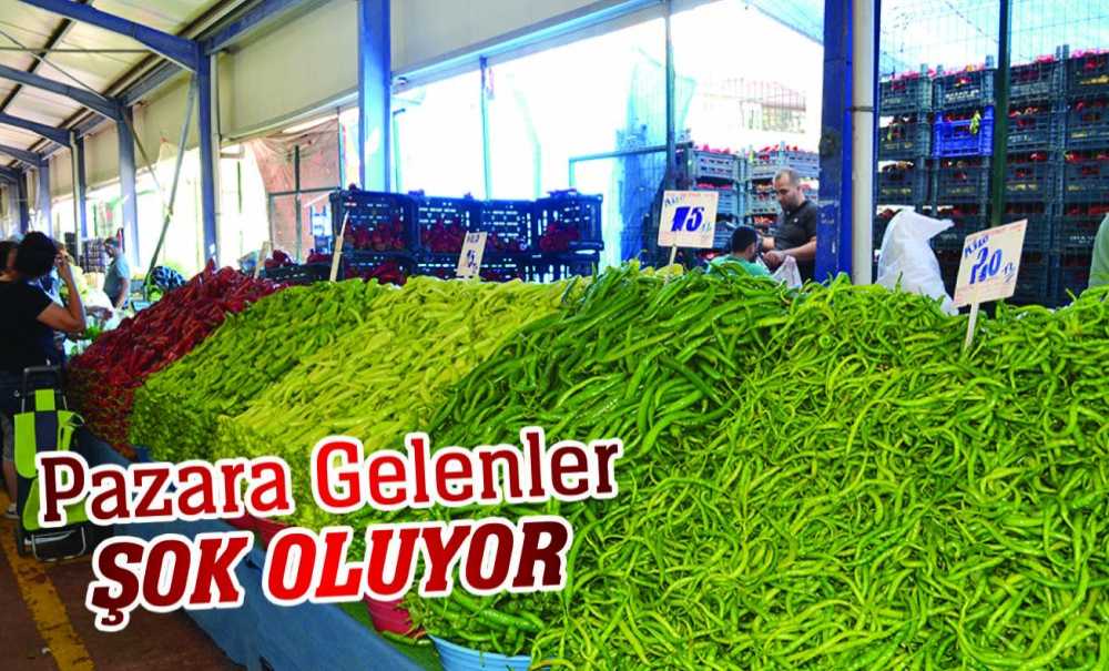 Pazara Gelenler Şok Oluyor