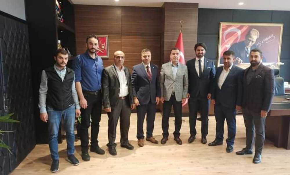 Yeniden Refah Partisi Kaymakam Eldivan'ı Ziyaret Etti