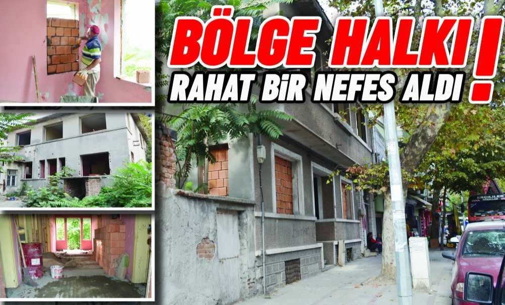 Bölge Halkı Rahat Bir Nefes Aldı!