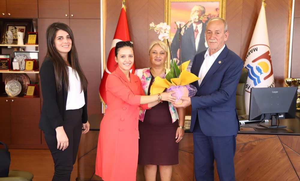 Eğitimcilerden Başkan Ata'ya Teşekkür Ziyareti