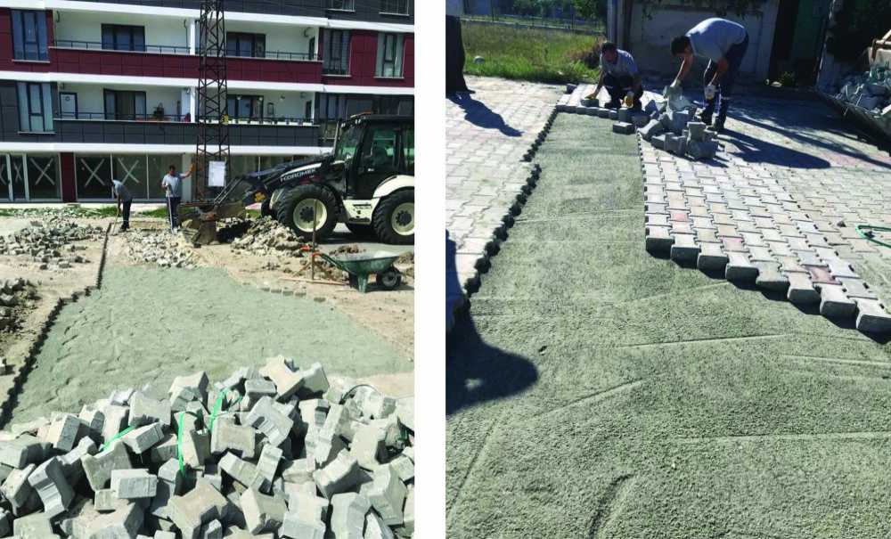 Kilit Parke Taş Onarım Çalışmaları Sürüyor