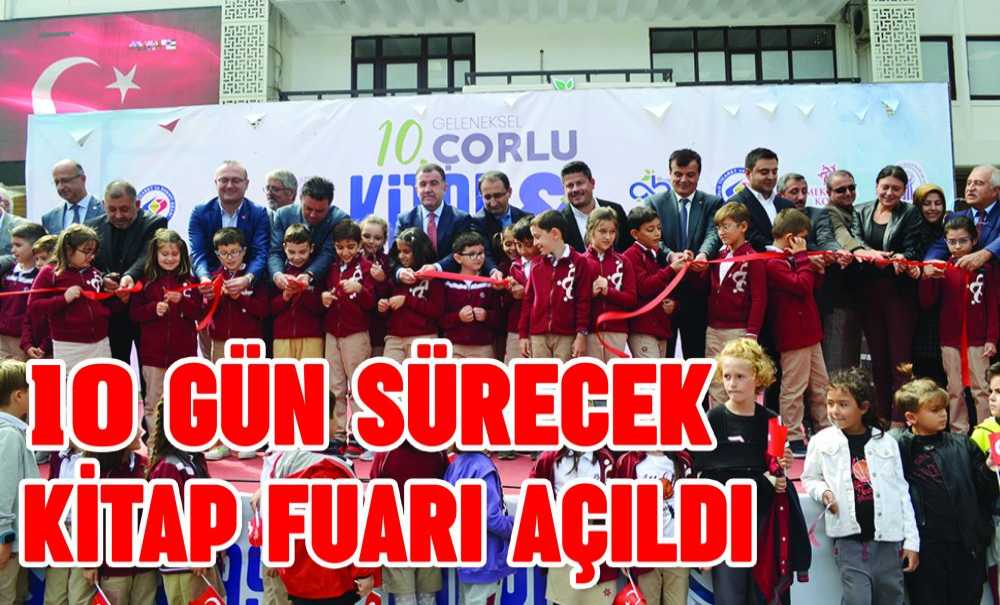 10 Gün Sürecek Kitap Fuarı Açıldı