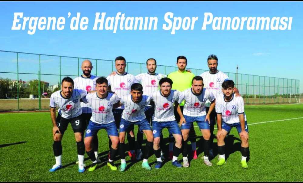 Ergene'de Haftanın Spor Panoraması
