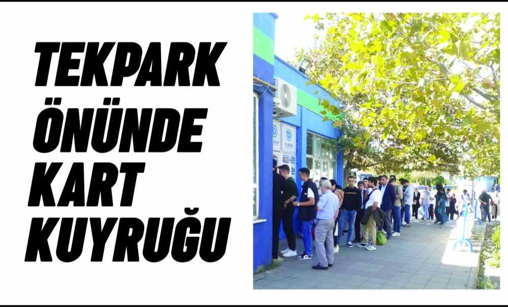 Tekpark Önünde Kart Kuyruğu