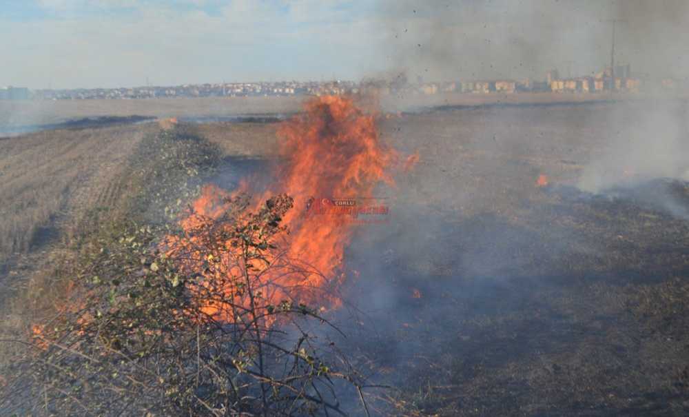 Anız Yangınları Devam Ediyor
