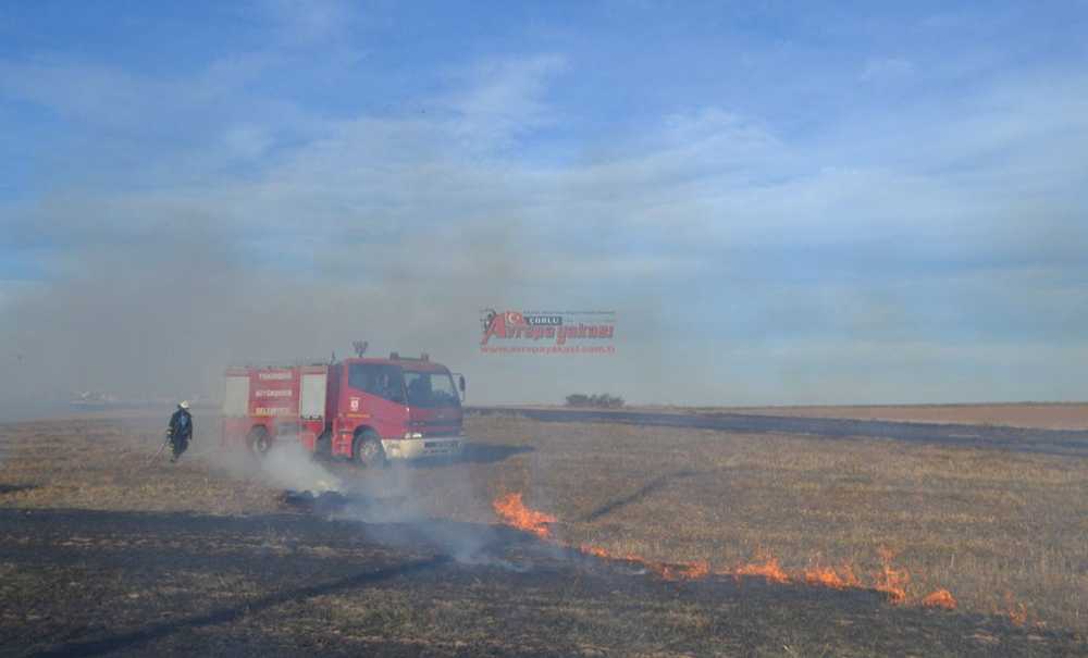Anız Yangınları Devam Ediyor