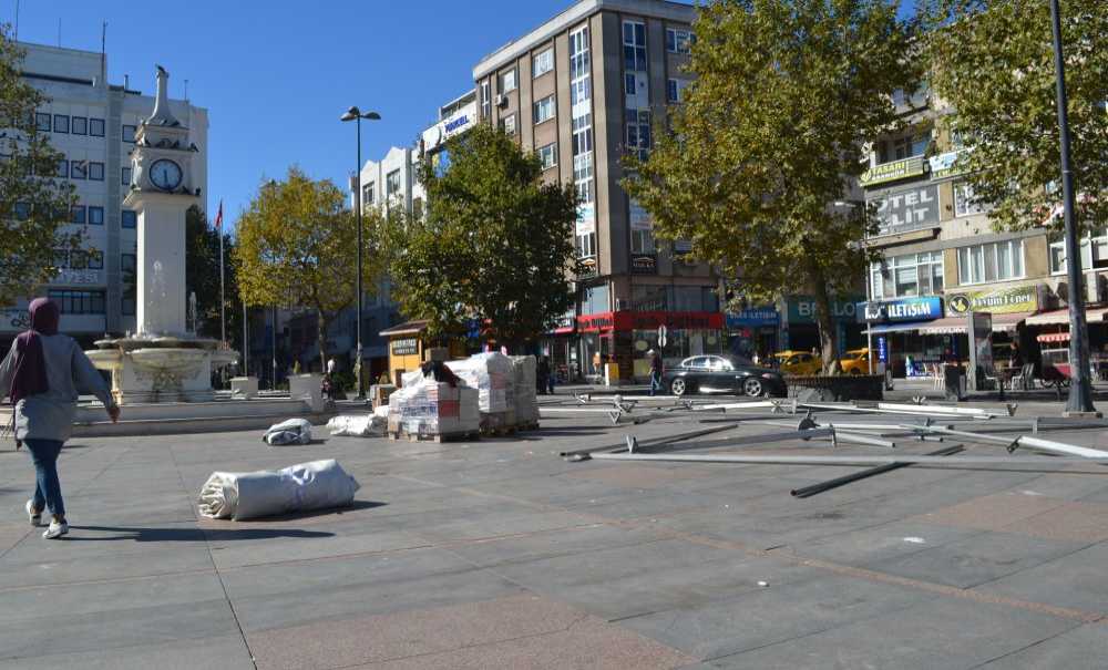 Fuarın Stantları Söküldü