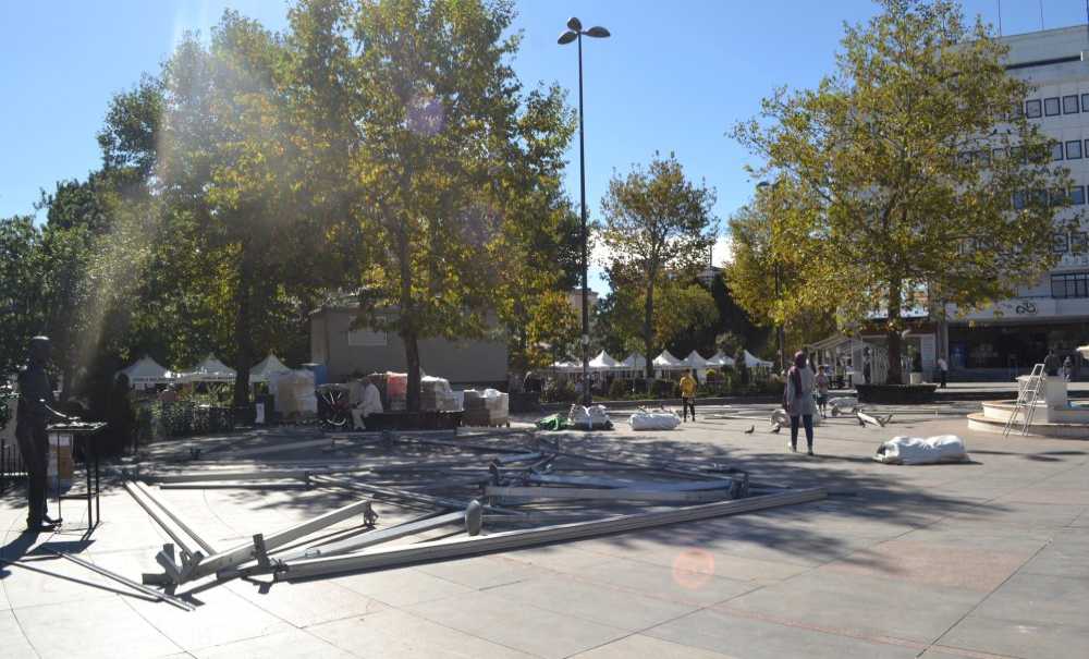 Fuarın Stantları Söküldü