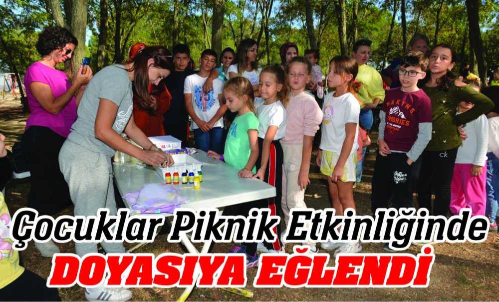 Çocuklar Piknik Etkinliğinde Doyasıya Eğlendi