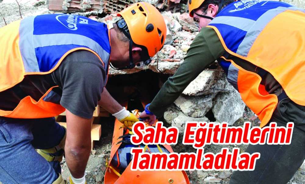 Saha Eğitimlerini Tamamladılar