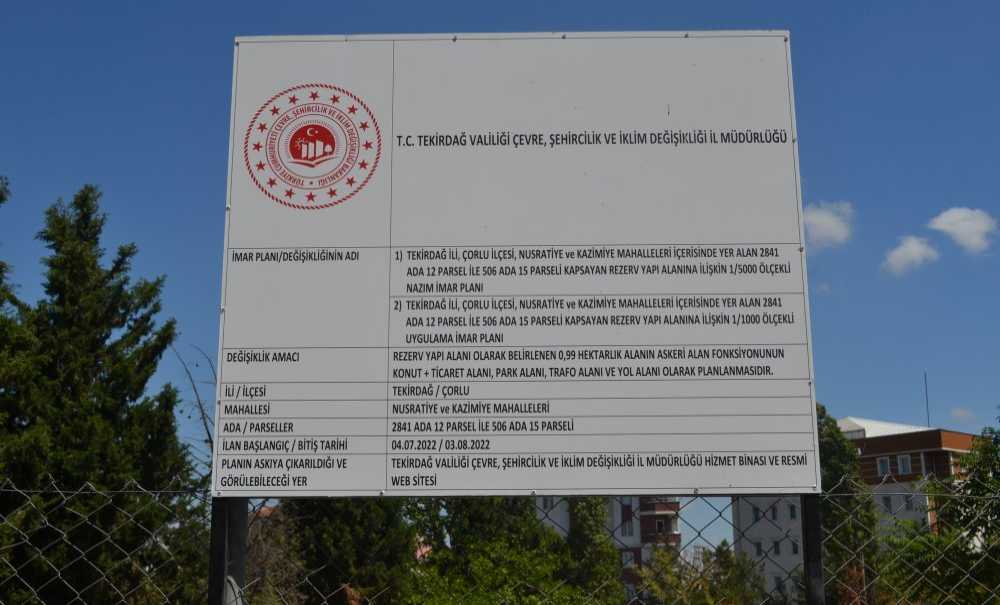 Çorlu Belediyesi'nin İtirazı Reddedildi