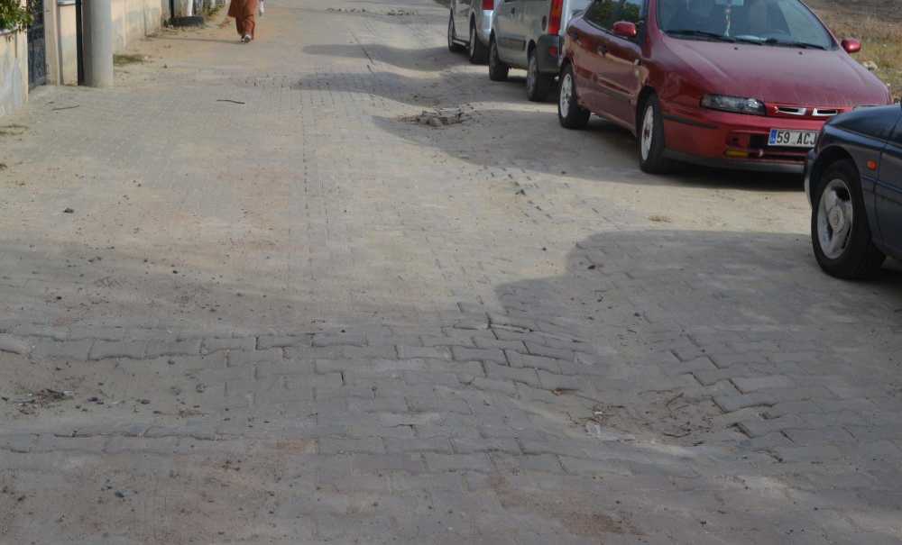 Parke Taşı Çalışması Dikkat Çekiyor