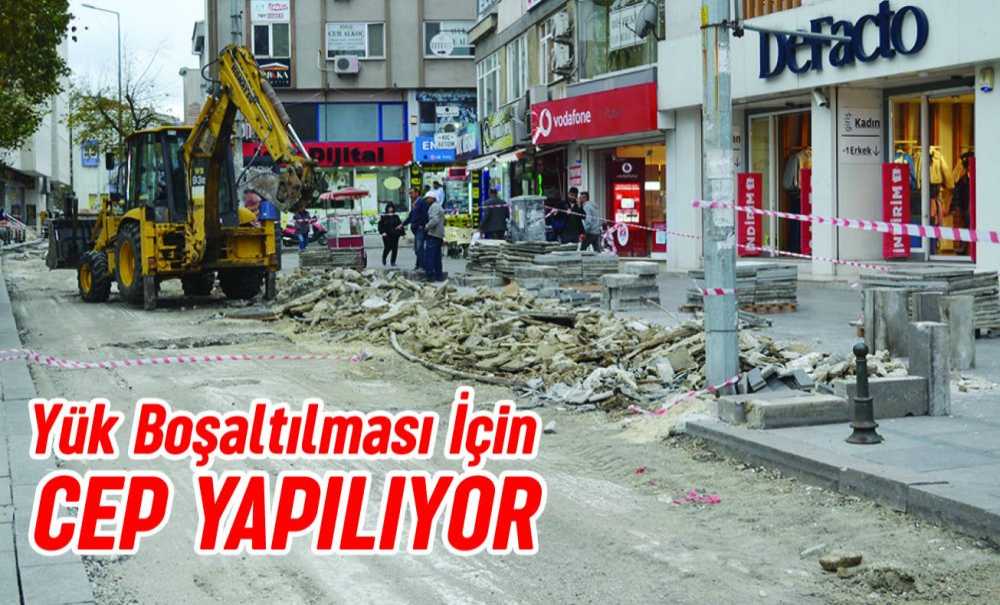 Yük Boşaltılması İçin Cep Yapılıyor