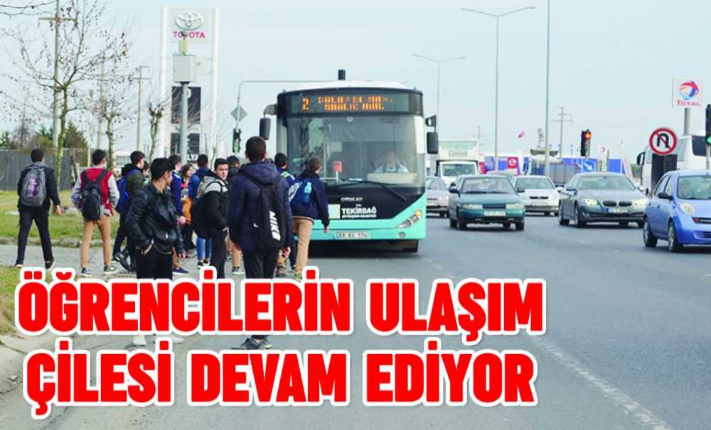 Öğrencilerin Ulaşım Çilesi Devam Ediyor