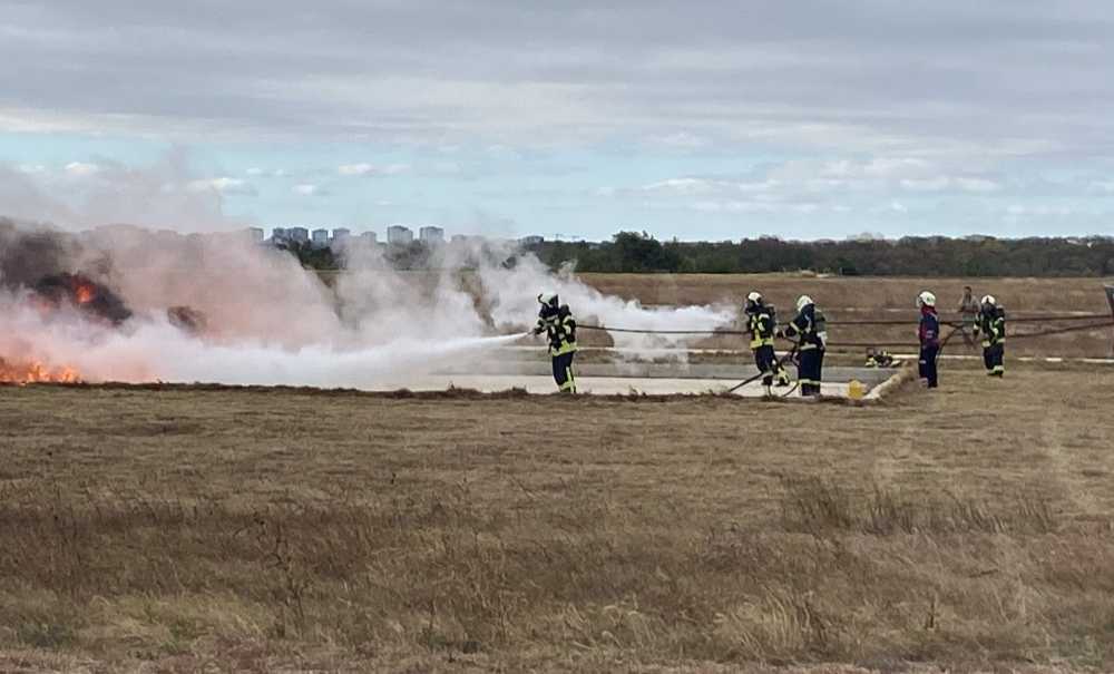 Havalimanında Tatbikat Yapıldı