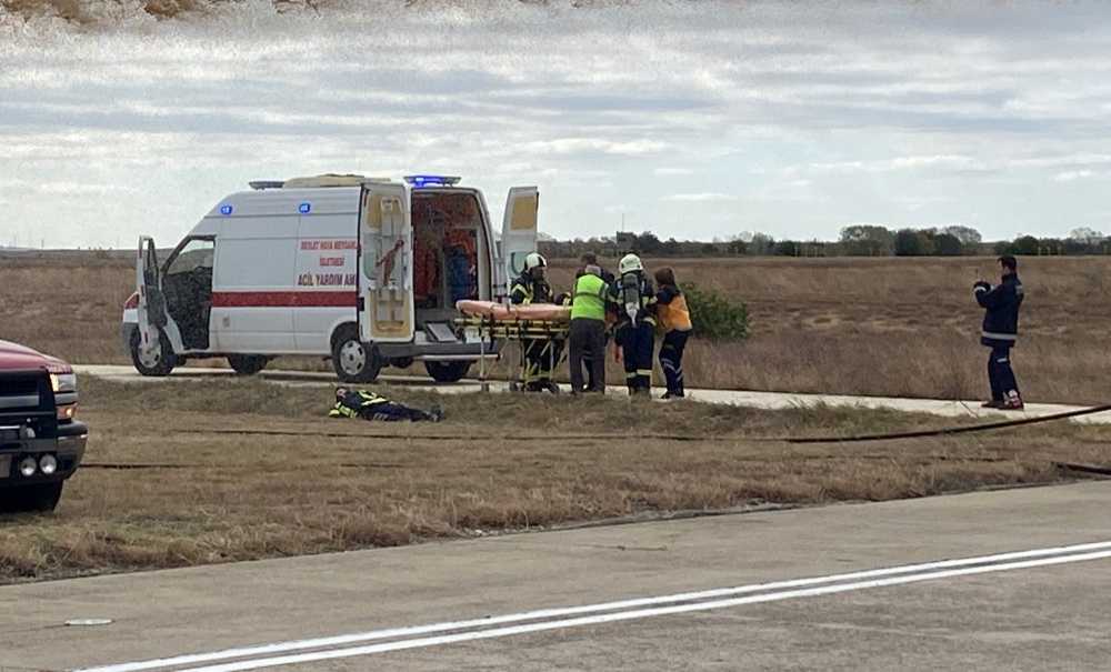 Havalimanında Tatbikat Yapıldı