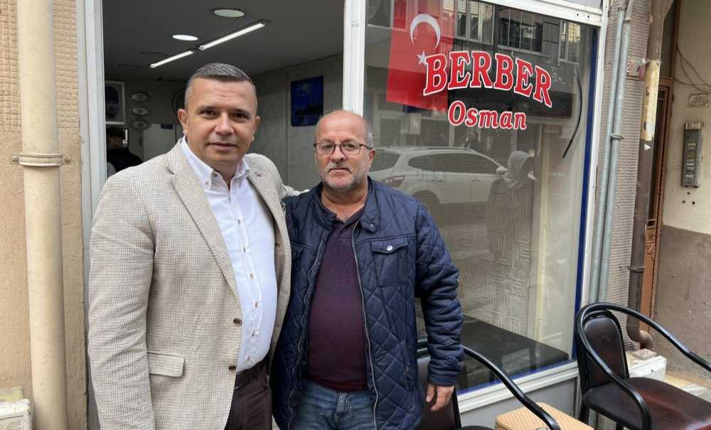 Ak Parti Sahada Çalışmalarını Sürdürüyor