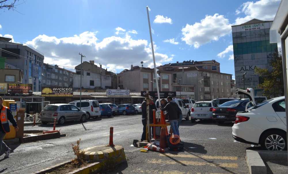 Otoparkta Sistemler Kuruldu