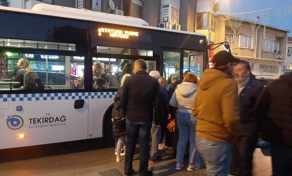 Çorlu'da Ulaşım ‘Error' Veriyor!