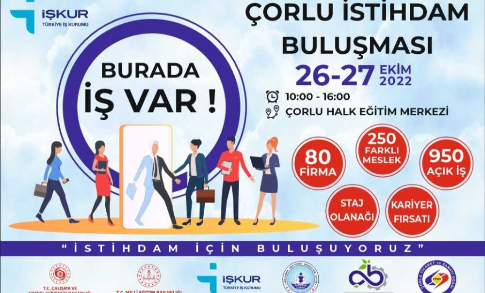 Çorlu İstihdam Buluşması Başladı