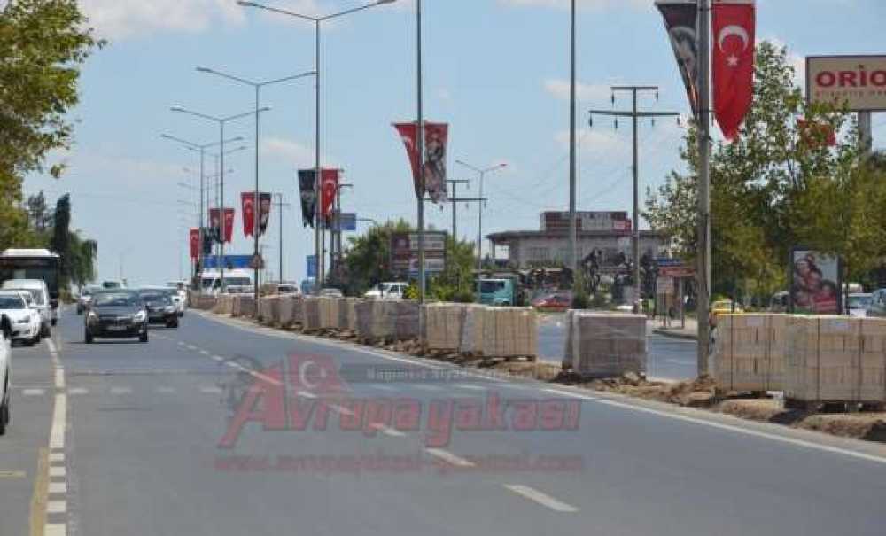 Çorlu Girişi Güzelleşiyor