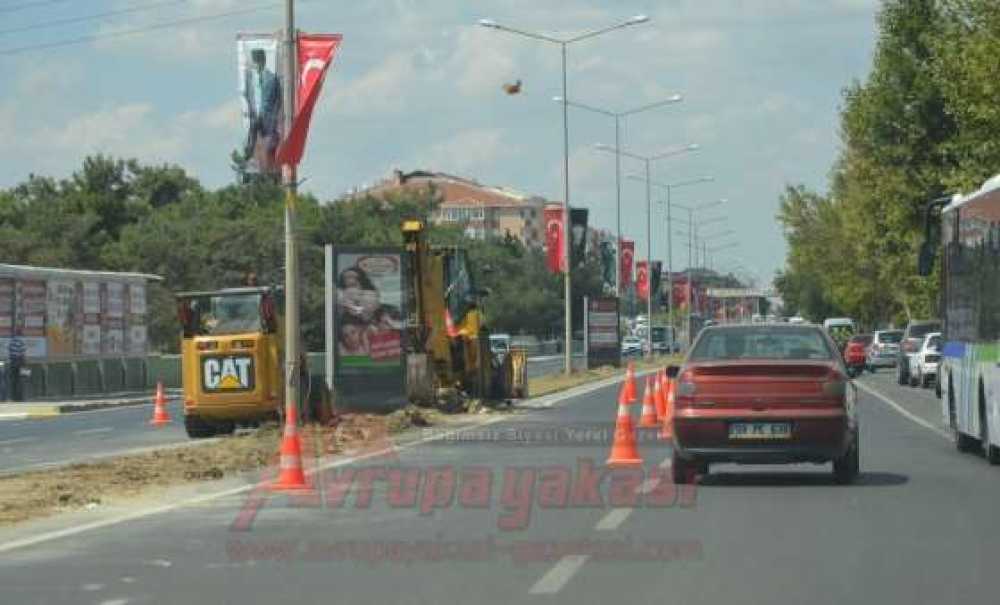 Çorlu Girişi Güzelleşiyor