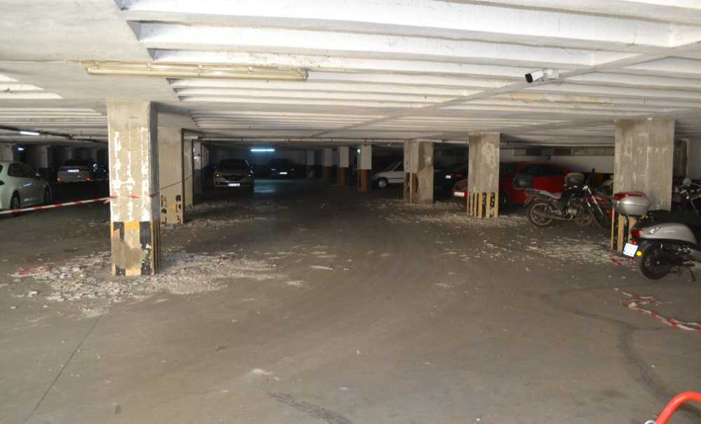 Kapalı Otoparktaki Çalışmalar Devam Ediyor