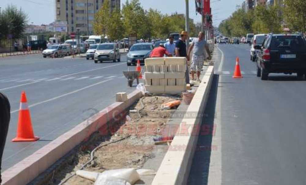 Çorlu Girişi Güzelleşiyor