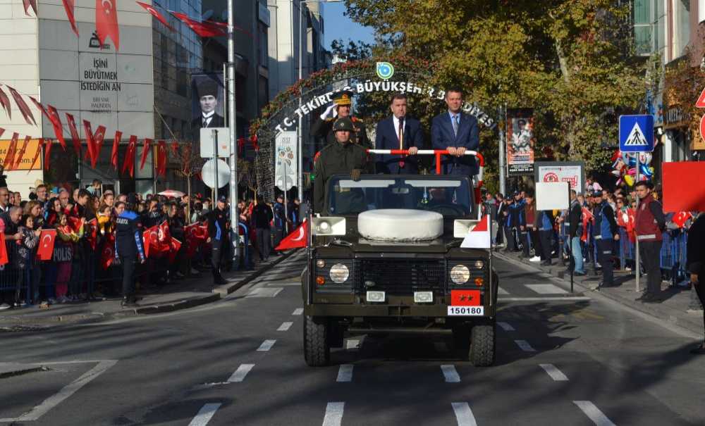 Çorlu'da Cumhuriyet Bayramı Coşkusu Yaşandı