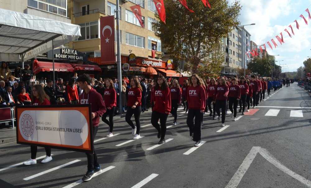 Çorlu'da Cumhuriyet Bayramı Coşkusu Yaşandı