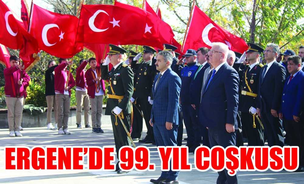 Ergene'de 99. Yıl Coşkusu