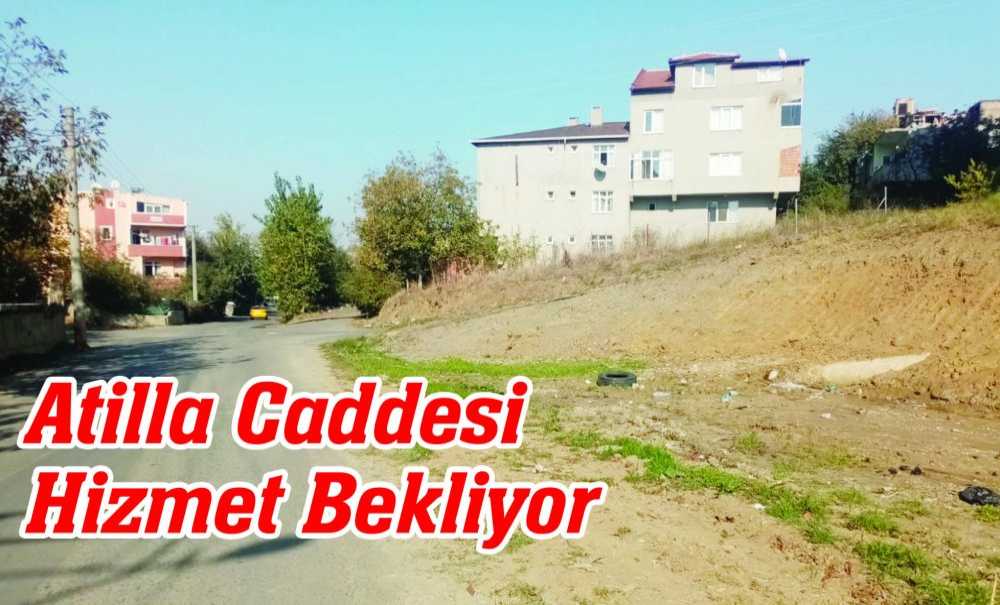 Atilla Caddesi Hizmet Bekliyor