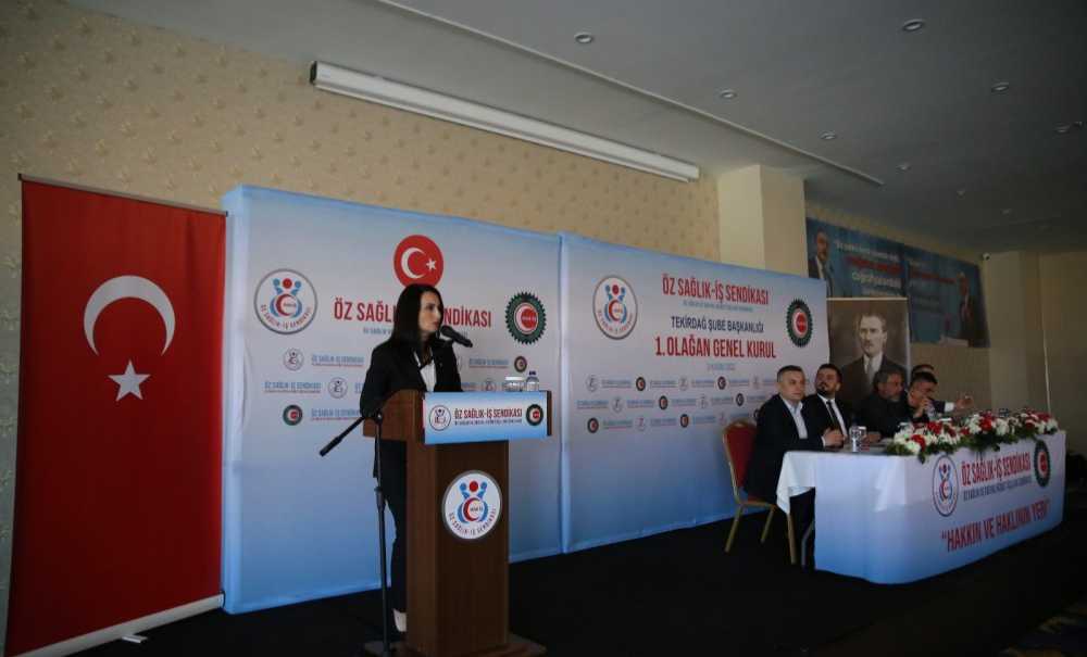 Öz Sağlık İş Sendikası Elif Sağlam'a Emanet