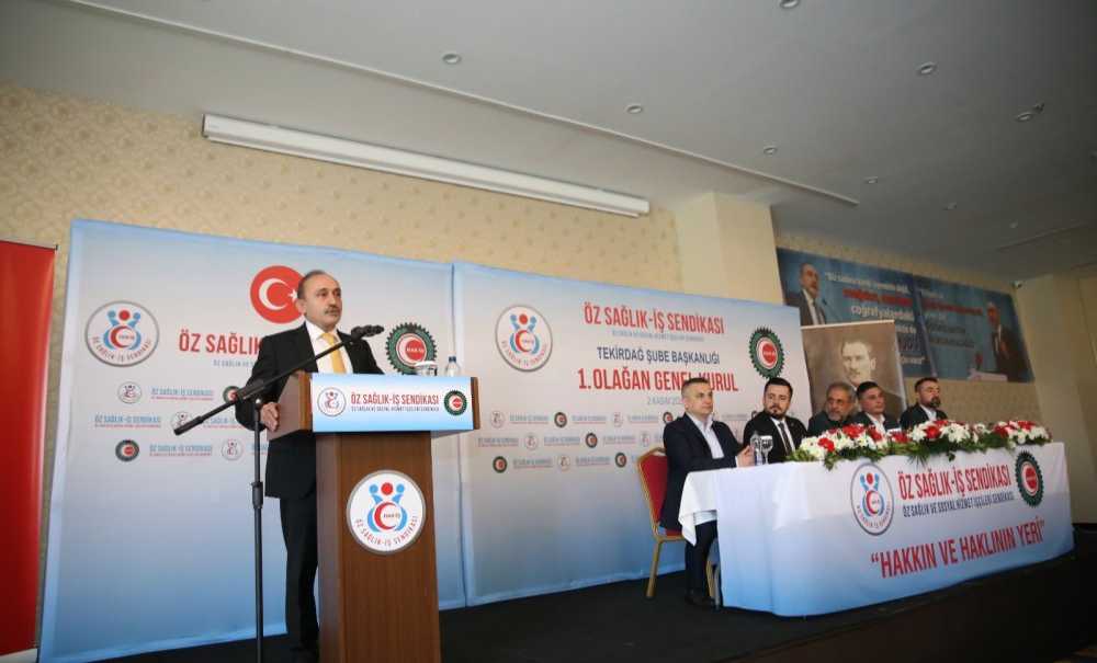 Öz Sağlık İş Sendikası Elif Sağlam'a Emanet