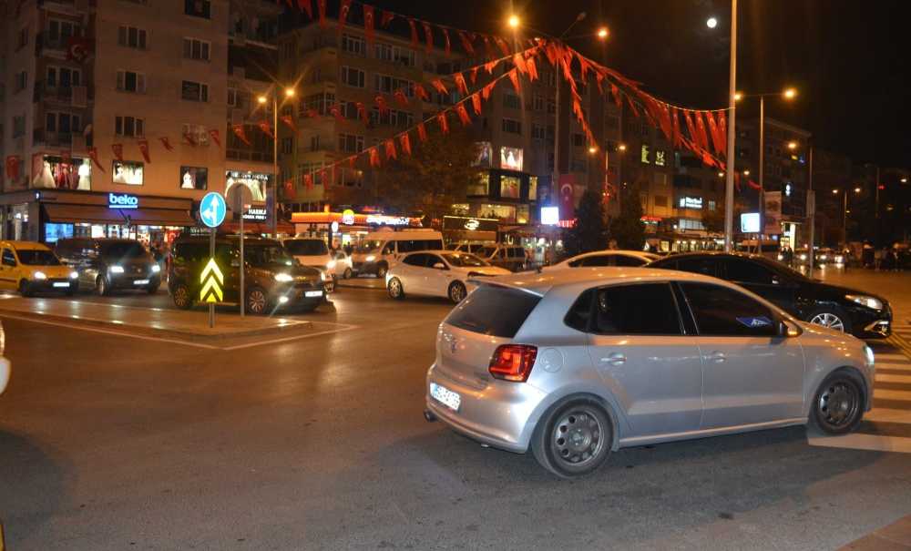 Çorlu'da Akşam Trafiği Adım Adım İlerliyor