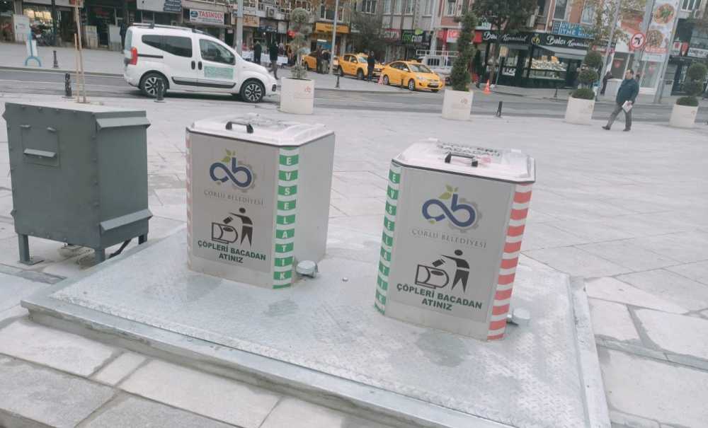 Çöp Konteynırları Yer Altına Alınmaya Devam Ediyor