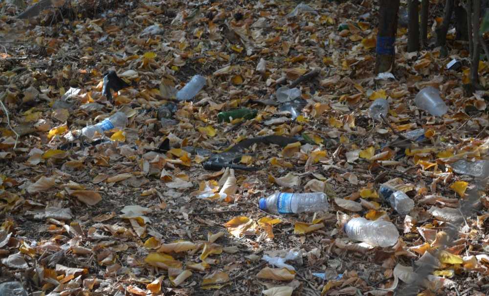 Hastane Bahçesi Pislik İçinde