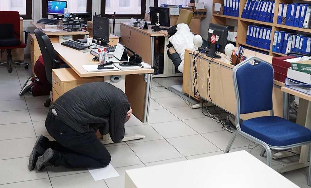 Çorlu Belediyesinde Deprem Tatbikatı Düzenlendi