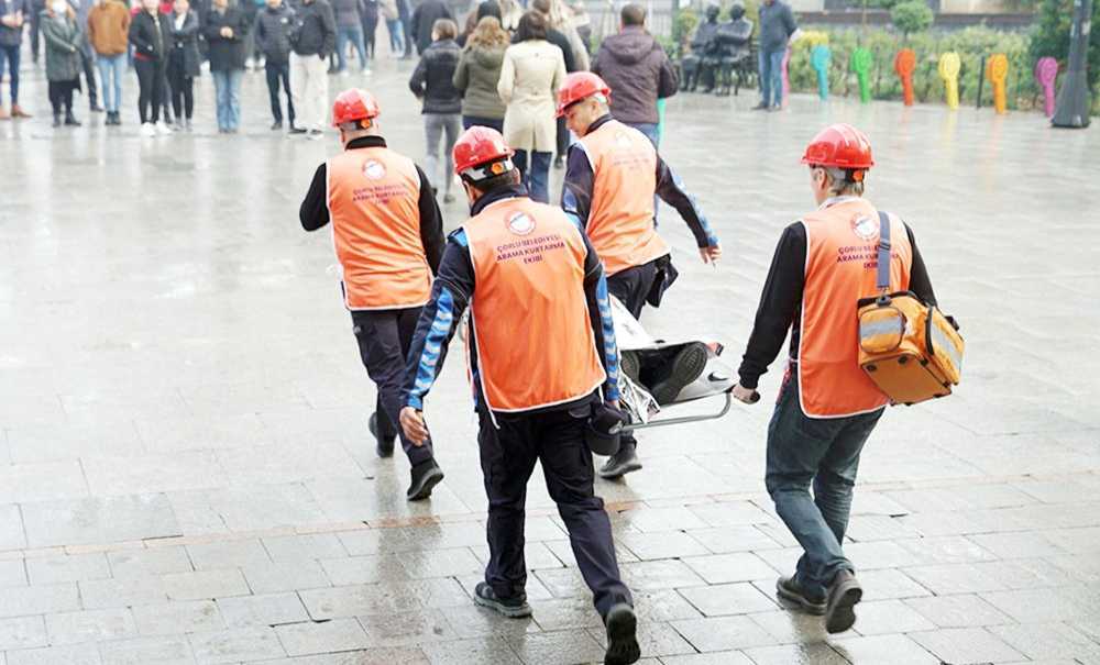 Çorlu Belediyesinde Deprem Tatbikatı Düzenlendi