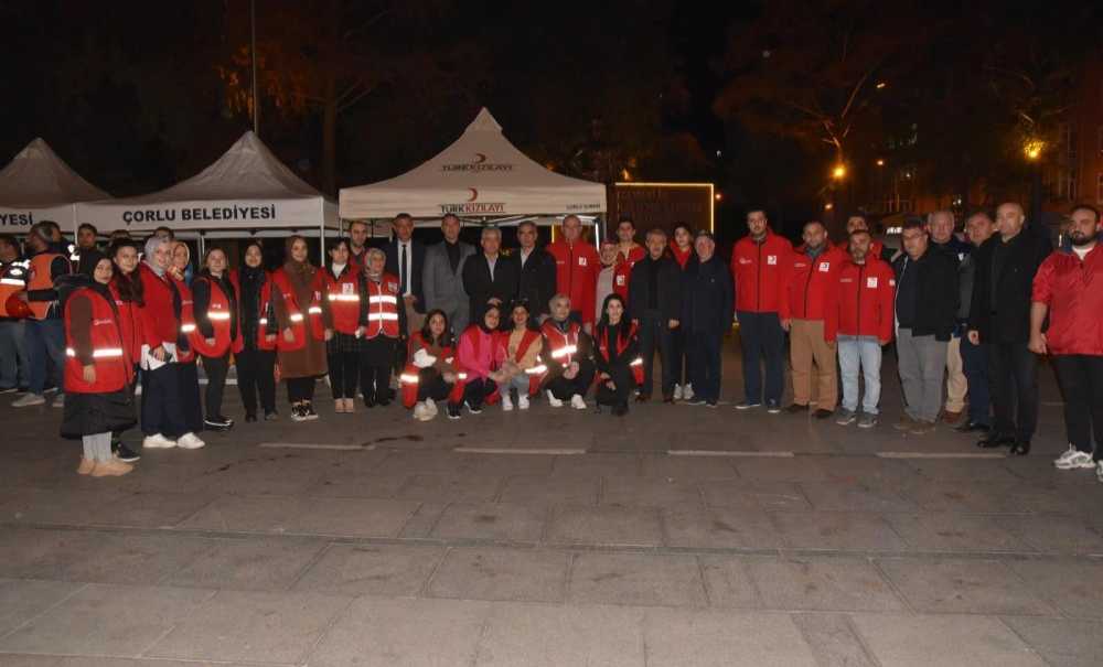 Çorlu'da “Çök-Kapan-Tutun” Tatbikatı Gerçekleşti