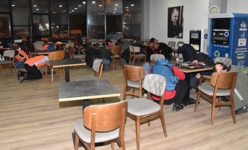 Çorlu'da “Çök-Kapan-Tutun” Tatbikatı Gerçekleşti