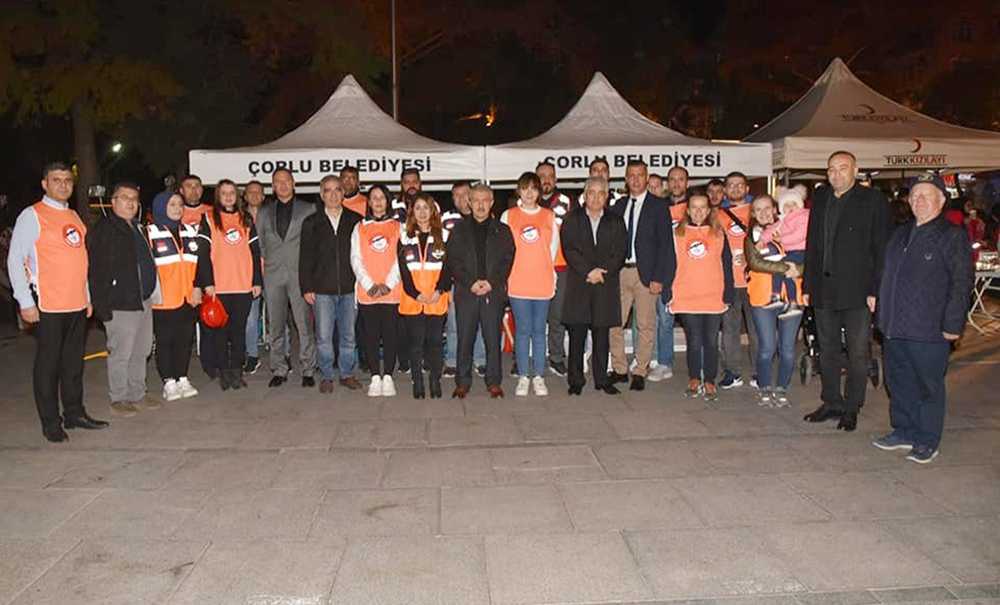 Çorlu'da “Çök-Kapan-Tutun” Tatbikatı Gerçekleşti