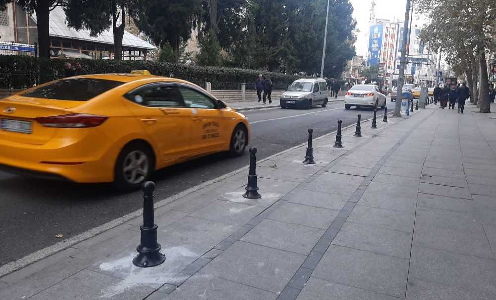 Araç Parkı Dubalarla Önlenecek