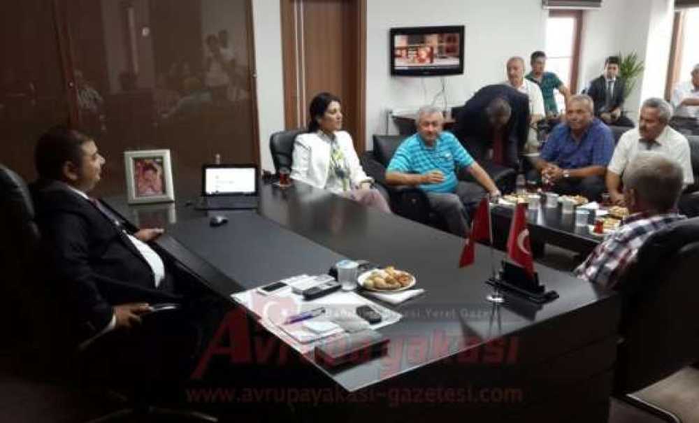 Milletvekili Yemişçi'den Ergene Kaymakamı Kızıltoprak'a Ziyaret